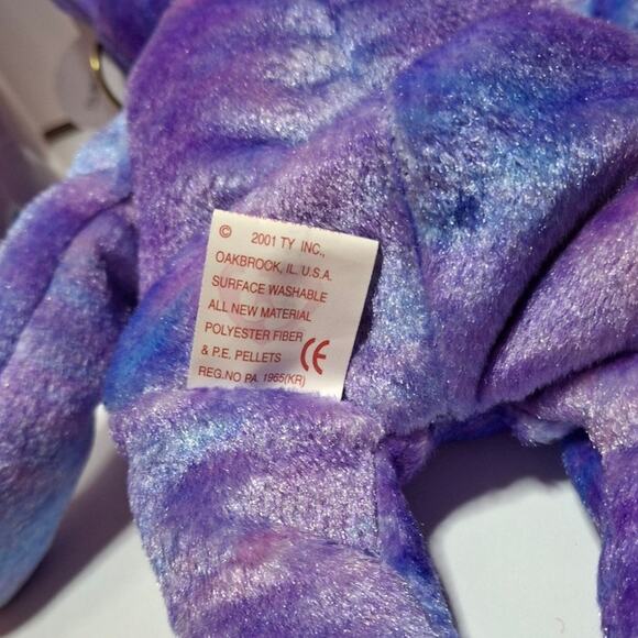 Vintage TY Beanie Baby Clubby IV (2001) Retired Collectible Plush Tags & Case - Picture 5 of 7